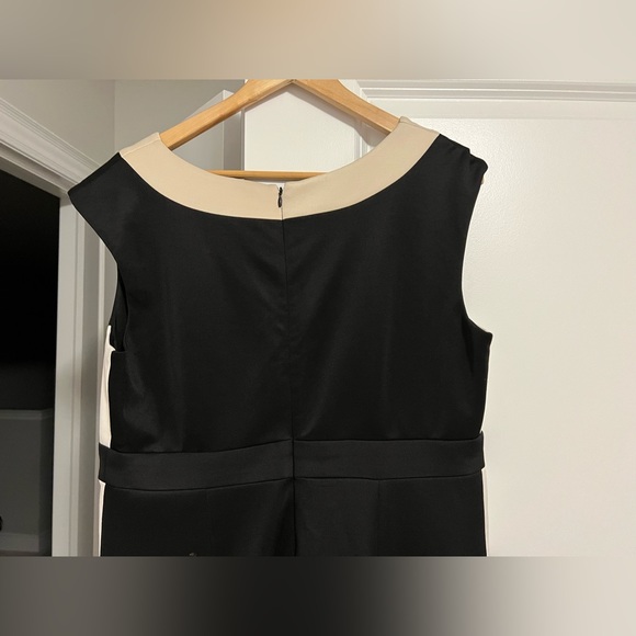 Laura Black and Nude Knee Length Dress - Size US 14 - Picture 4 of 6